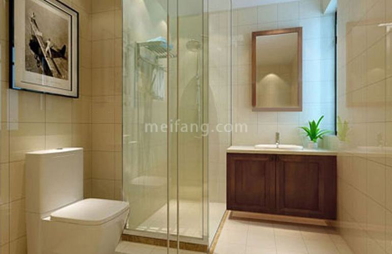 首创森林湖样板间：卫生间