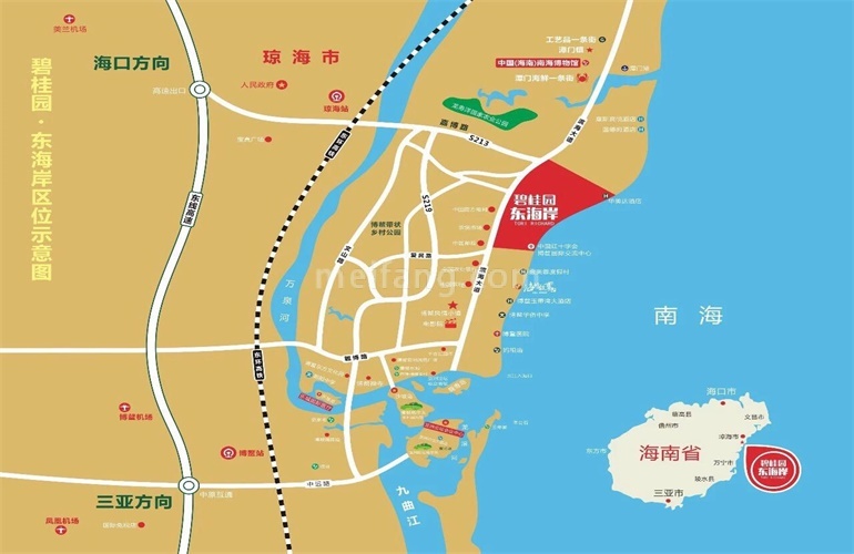 碧桂园东海岸区位图