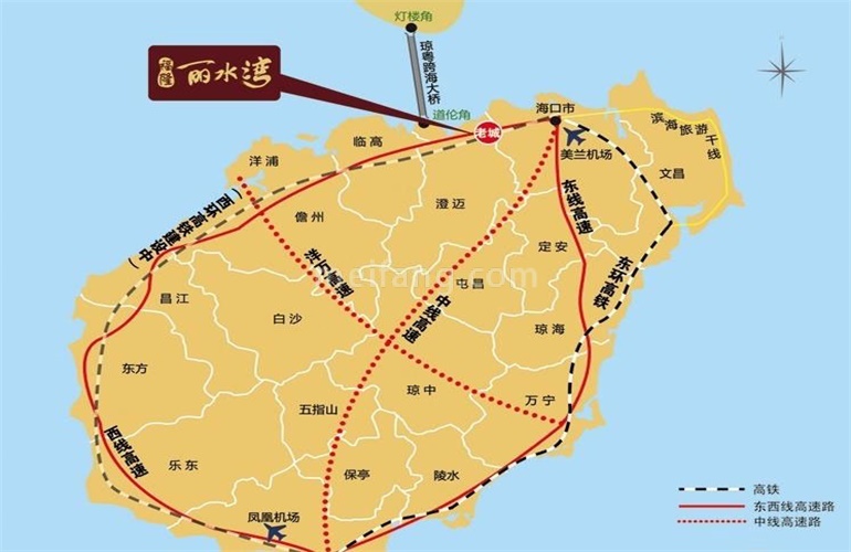 福隆丽水湾区位图