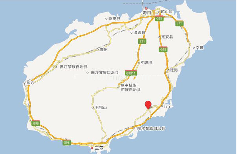 宝安兴隆椰林湾区位图