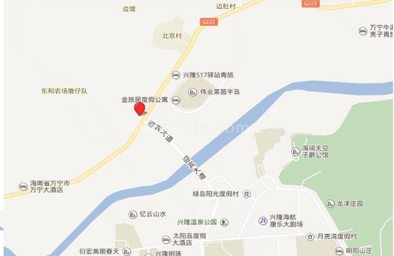 宝安兴隆椰林湾区位图