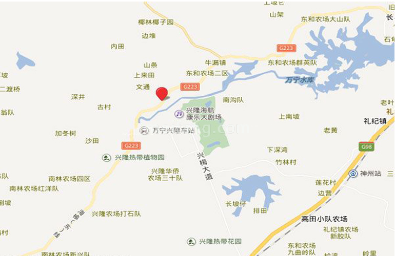 宝安兴隆椰林湾区位图