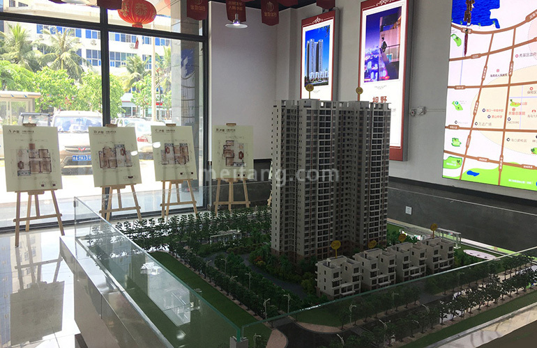 金地华府售楼处实景图