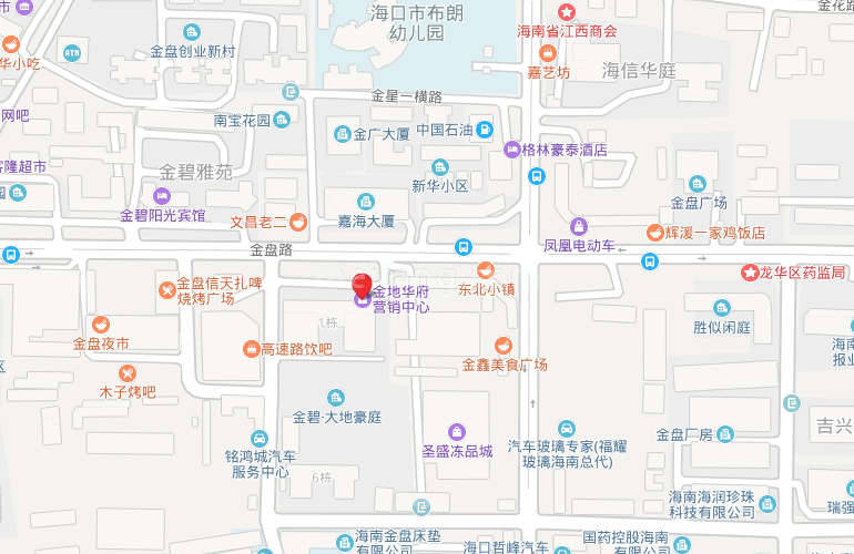 金地华府区位图