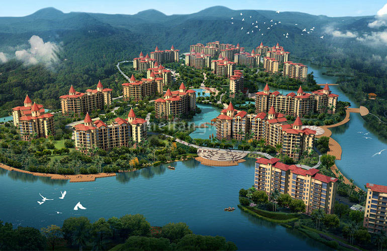 石梅山庄效果图