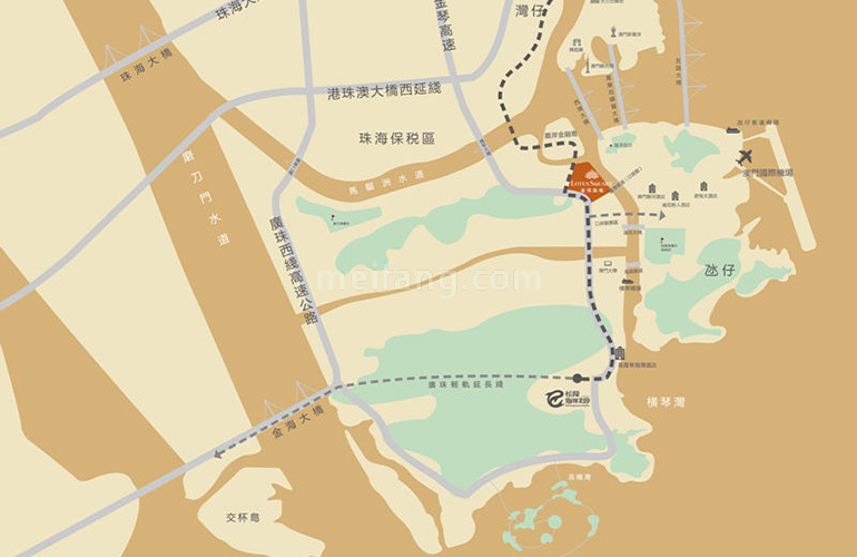 华发广场Ⅱ期天啟区位图