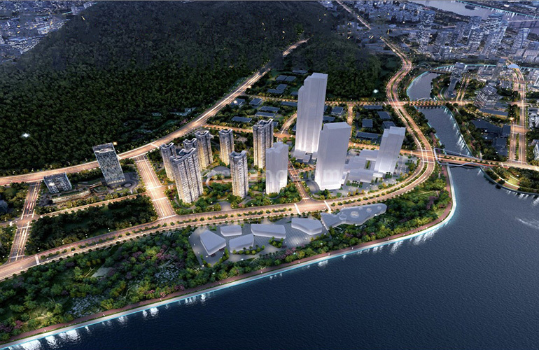 华发广场Ⅱ期天啟鸟瞰图