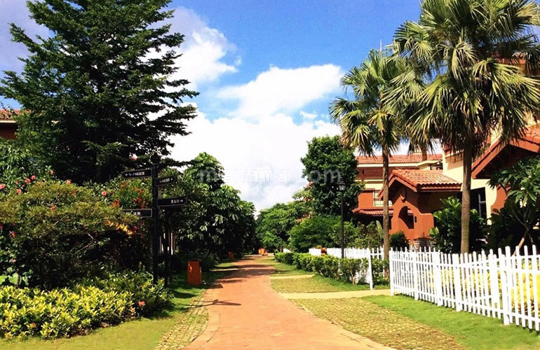 首创森林湖别墅区园林实景