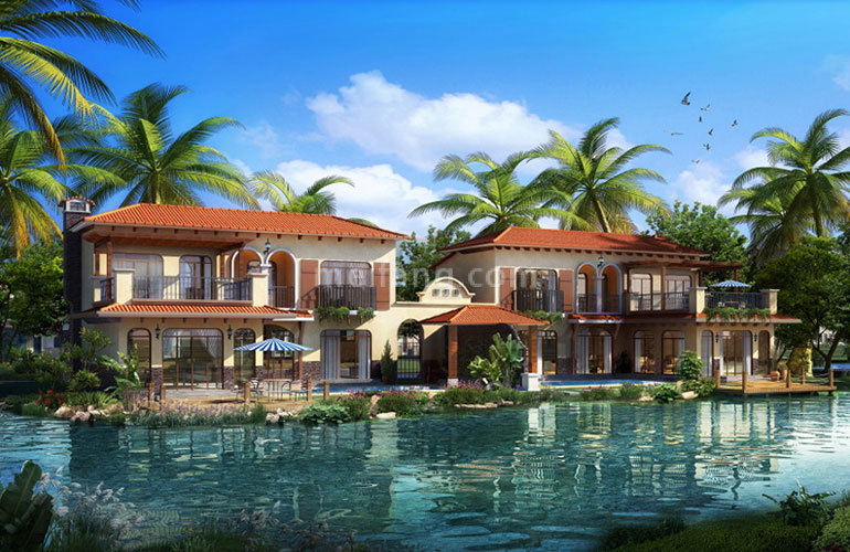 首创森林湖亲水别墅效果图