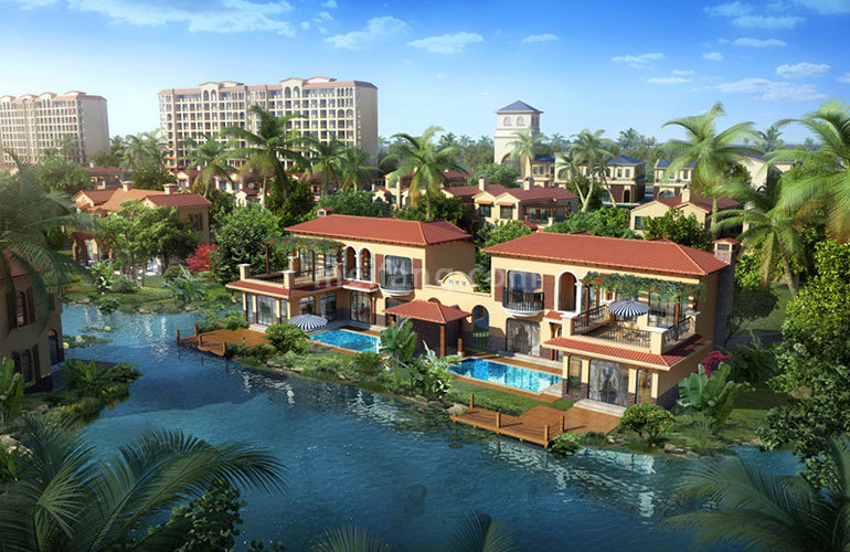 首创森林湖效果图