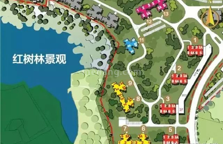 富力红树湾规划图