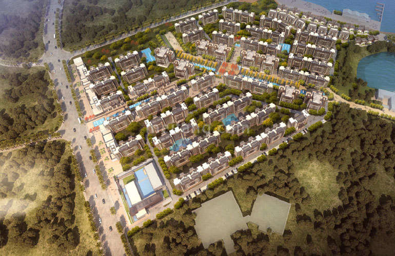 融创无忌海鸟瞰图