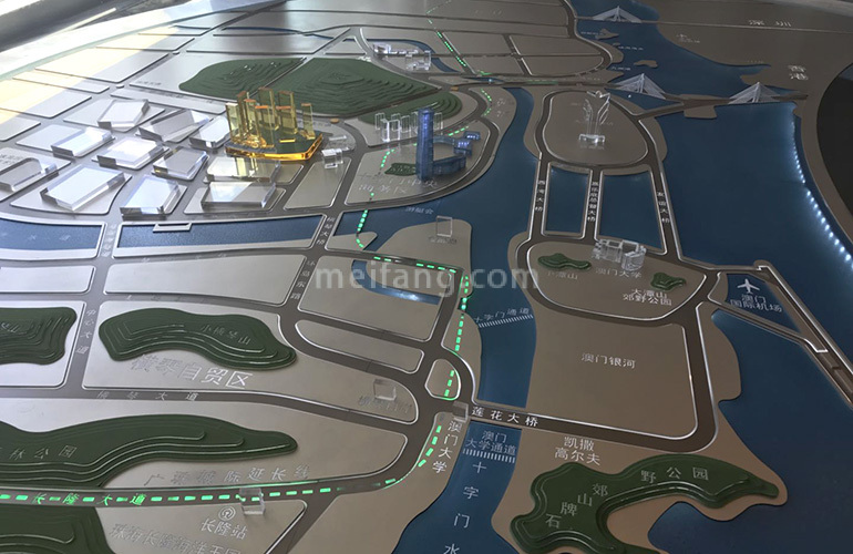 泰禾澳门湾沙盘实景图