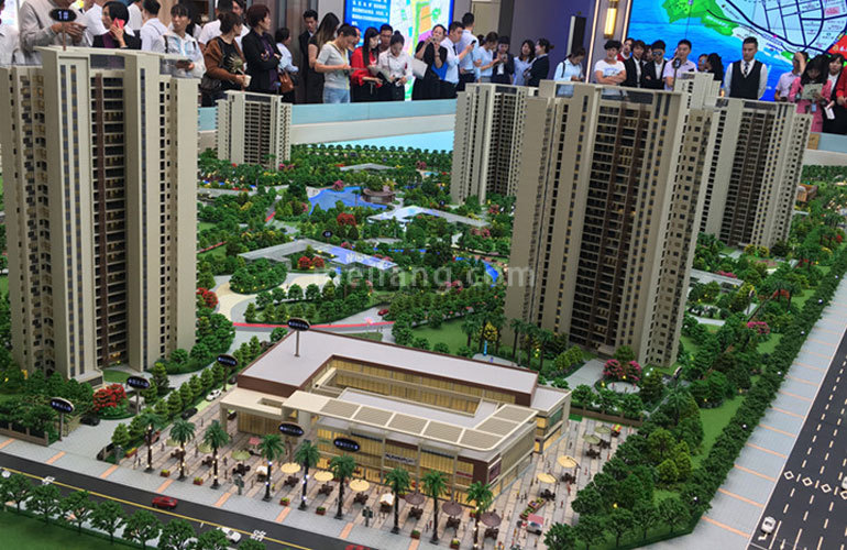 彰泰春江海岸实景图