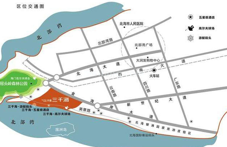 天隆三千海区位图