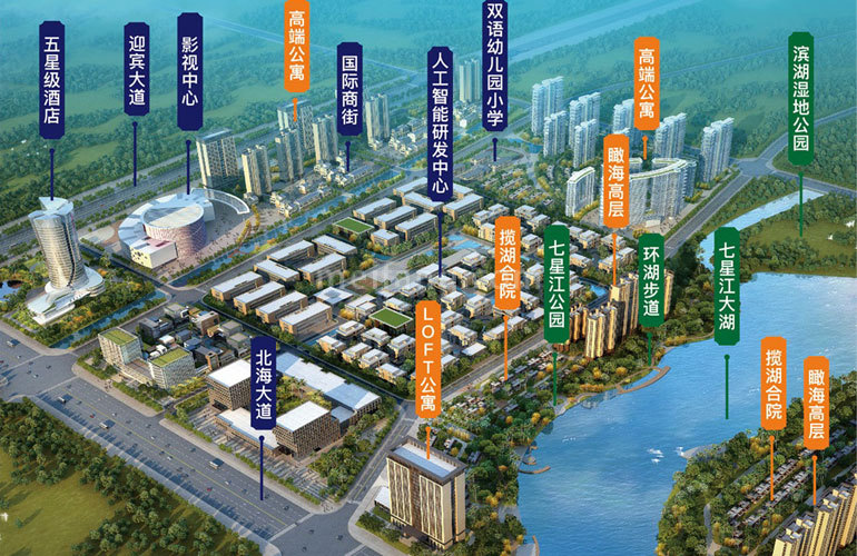 中电北海大都会周边配套