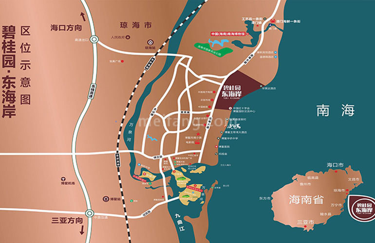 碧桂园东海岸区位图