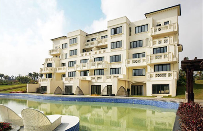 世茂怒放海实景图