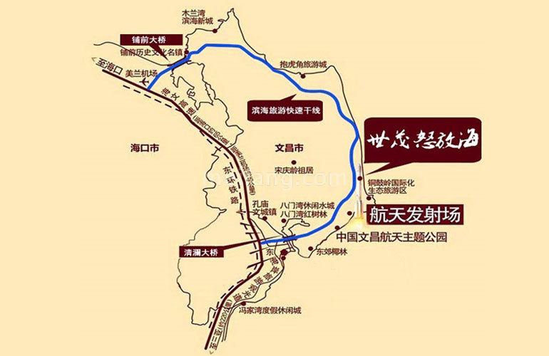 世茂怒放海区位图