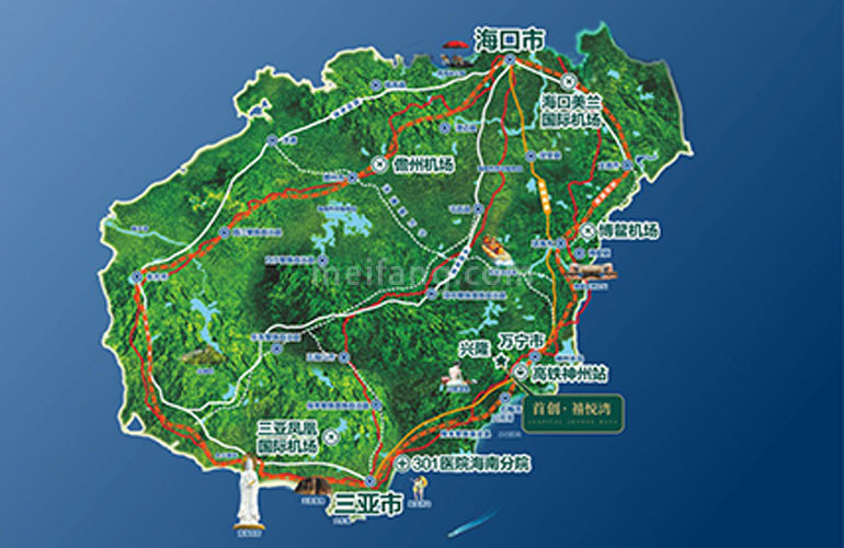 首创禧悦湾区位图