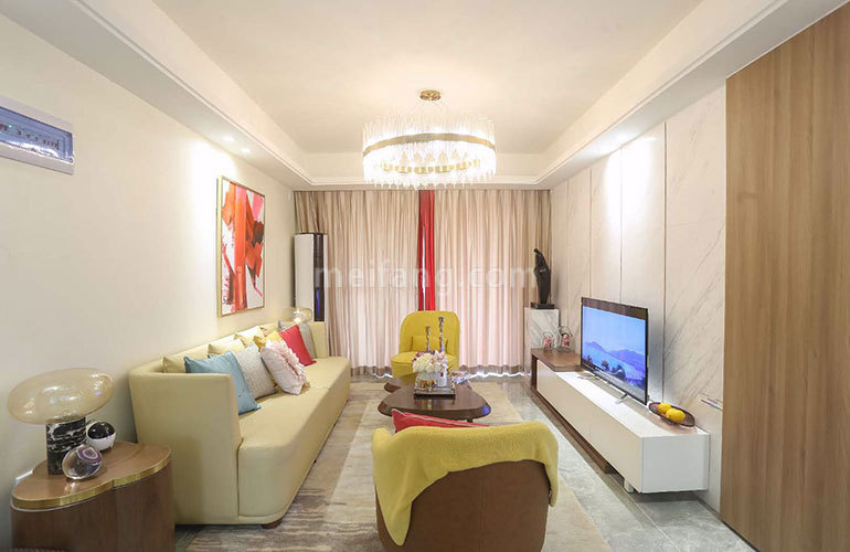 首创禧悦湾样板间：客厅