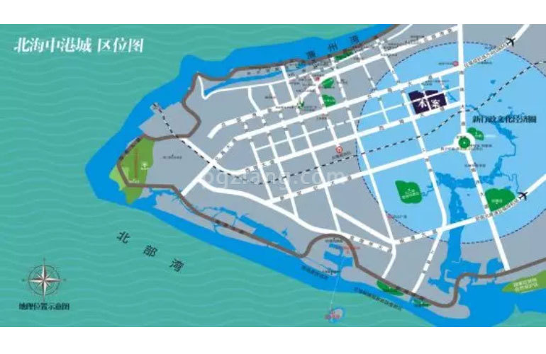 中港城 区位图