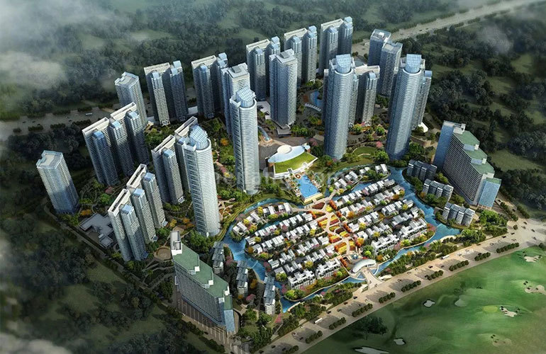 大都金沙湾鸟瞰图