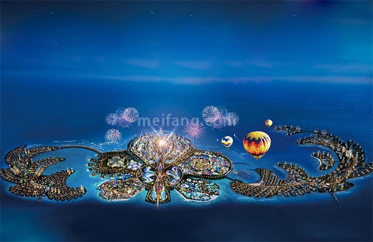 恒大海花岛效果图