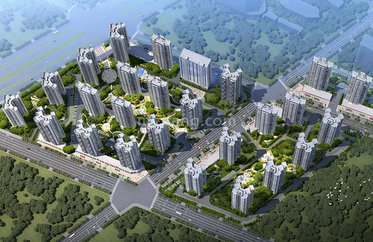 碧桂园北海阳光鸟瞰图
