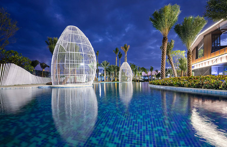 彰泰春江海岸实景图