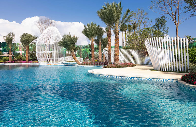 彰泰春江海岸实景图