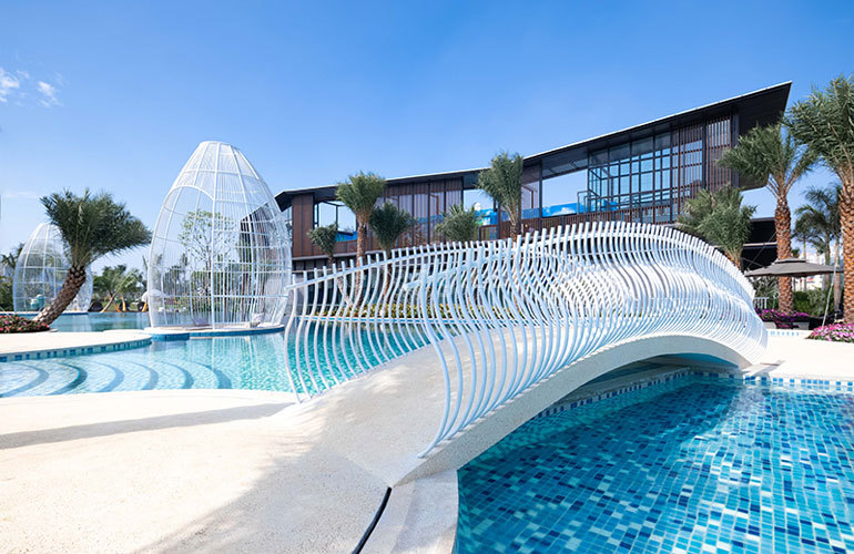 彰泰春江海岸实景图