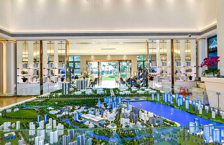 碧桂园华发海湾壹号售楼处实景图