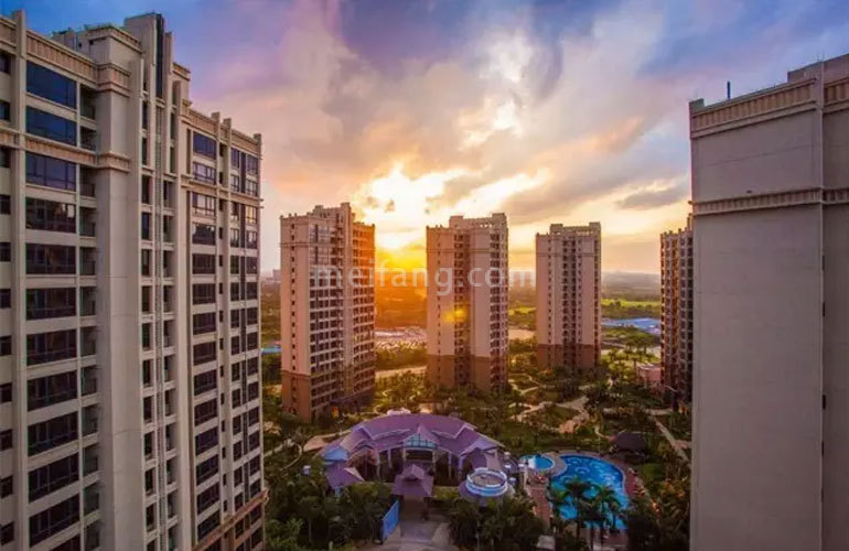 观澜湖中央公园区实景图