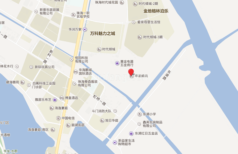 华发峰尚区位图