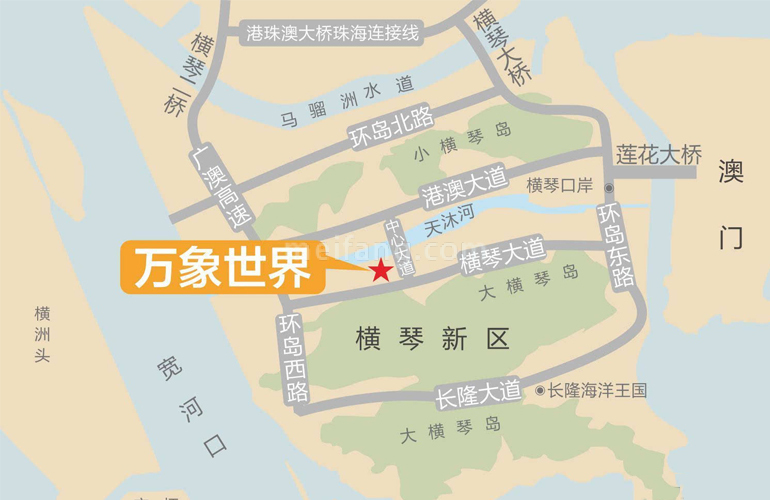 华润万象世界区位图