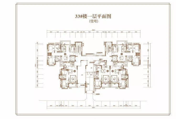 恒大御湖庄园楼层平面图
