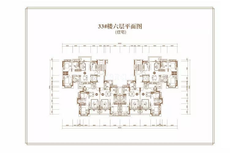 恒大御湖庄园楼层平面图