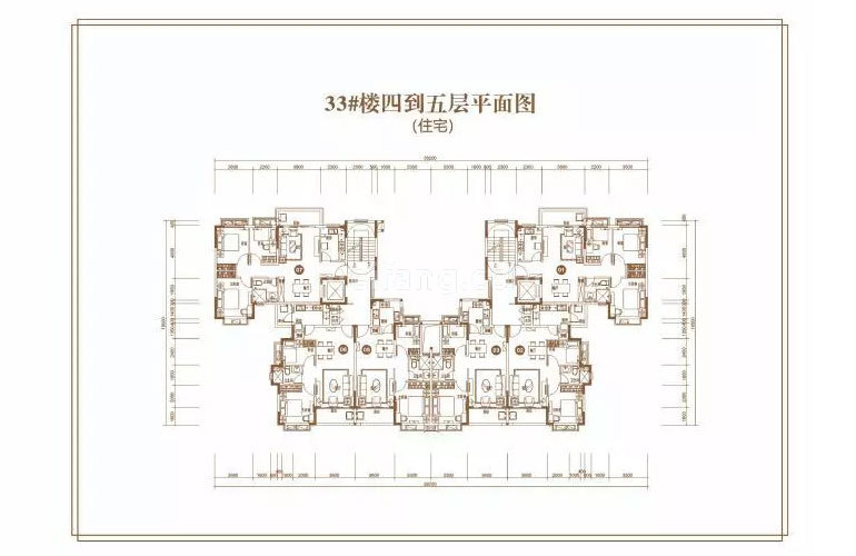 恒大御湖庄园楼层平面图