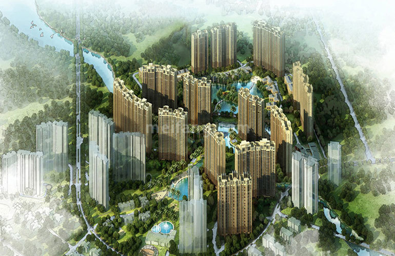 天隆三千海鸟瞰图