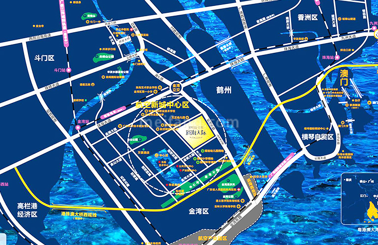 金湾·广东珠海金湾碧桂园华发滨海天际多少钱，碧桂园华发滨海天际户型地址详情-美房网