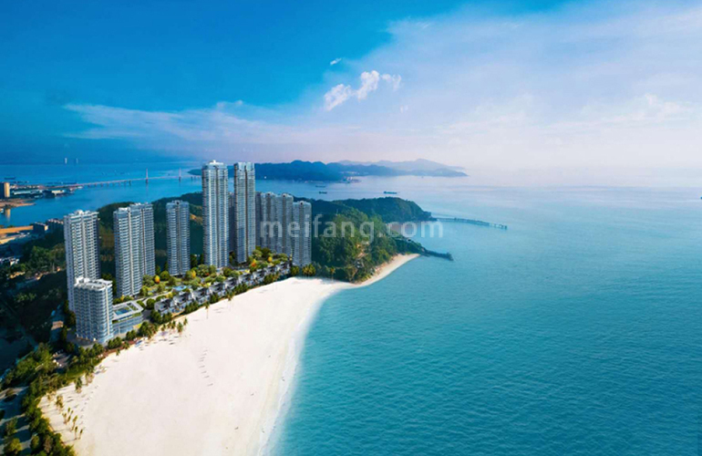 华发绿洋湾鸟瞰图