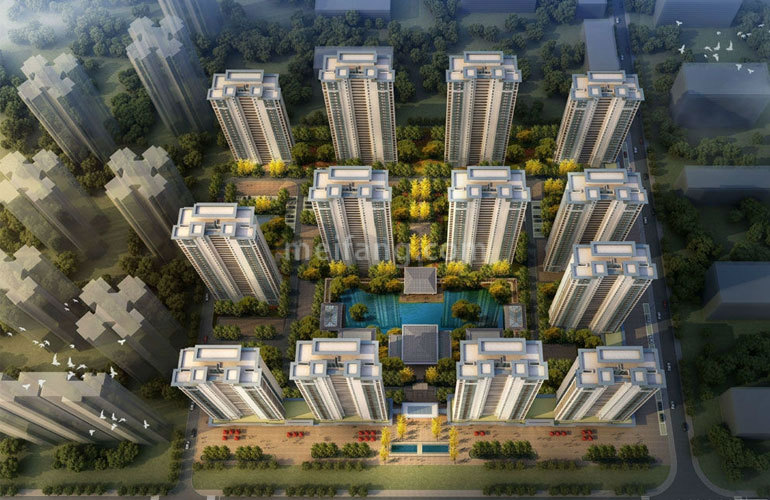 东投海玥府鸟瞰图