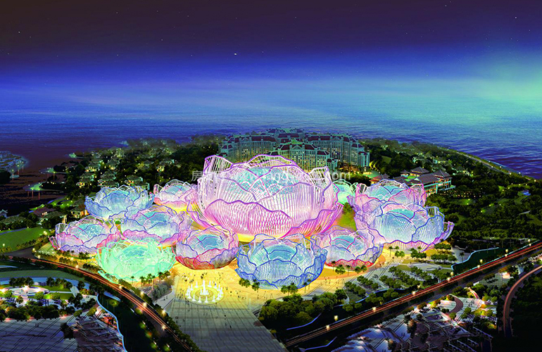 恒大海花岛效果图