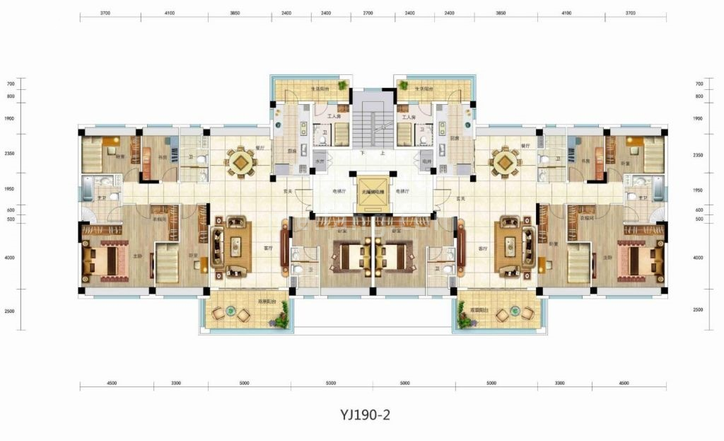 6室2厅3卫200-207㎡