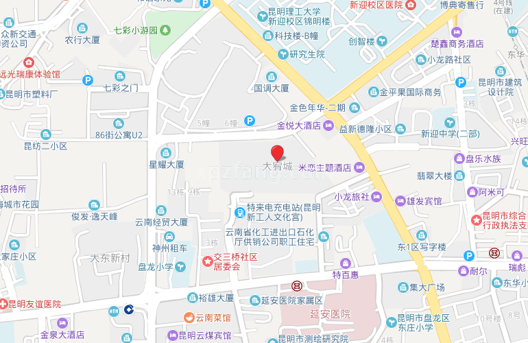 大宥城 区位图