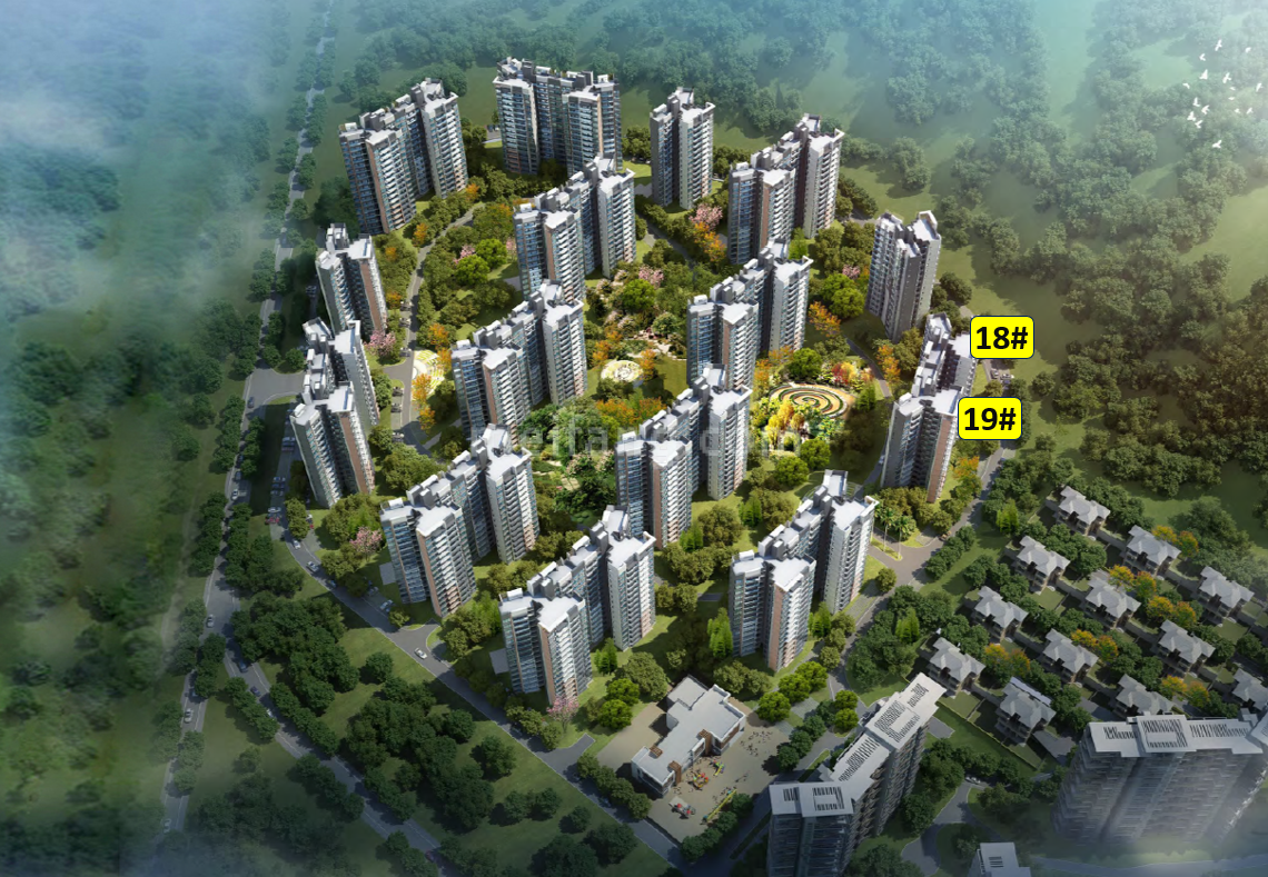 富力湾楼栋分布图