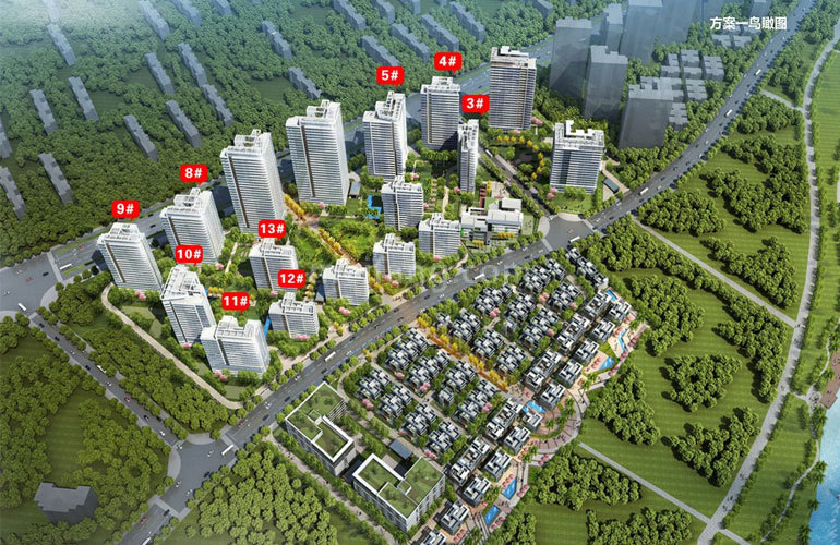 彰泰红树湾楼栋分布图