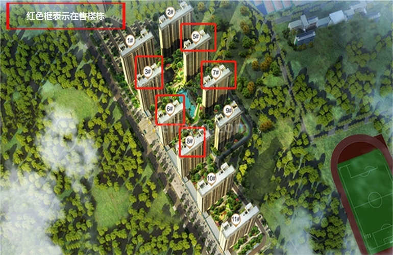 融创美伦熙语楼栋分布图