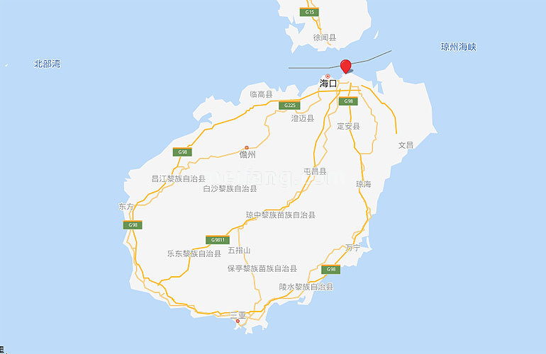 海悦四季花园区位图